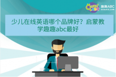 少兒在線英語哪個品牌好？啟蒙教學趣趣abc最好