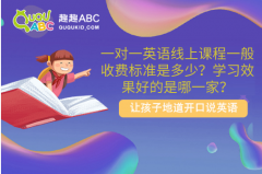 一對一英語線上課程一般收費標準是多少？學習效果好的是哪一家？