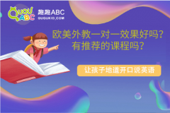 歐美外教一對一效果好嗎？有推薦的課程嗎？