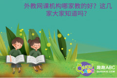 外教網(wǎng)課機(jī)構(gòu)哪家教的好？這幾家大家知道嗎？