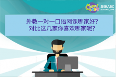 外教一對一口語網(wǎng)課哪家好？對比這幾家你喜歡哪家呢？